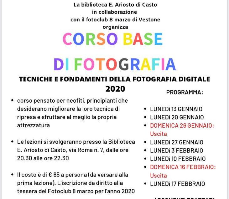 Corso Base di Fotografia 2020